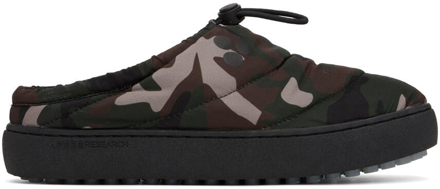 APRÈS Research SSENSE Exclusive Khaki Alpha Slippers Cover