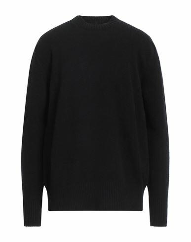 Oamc Man Sweater Black Wool Cover