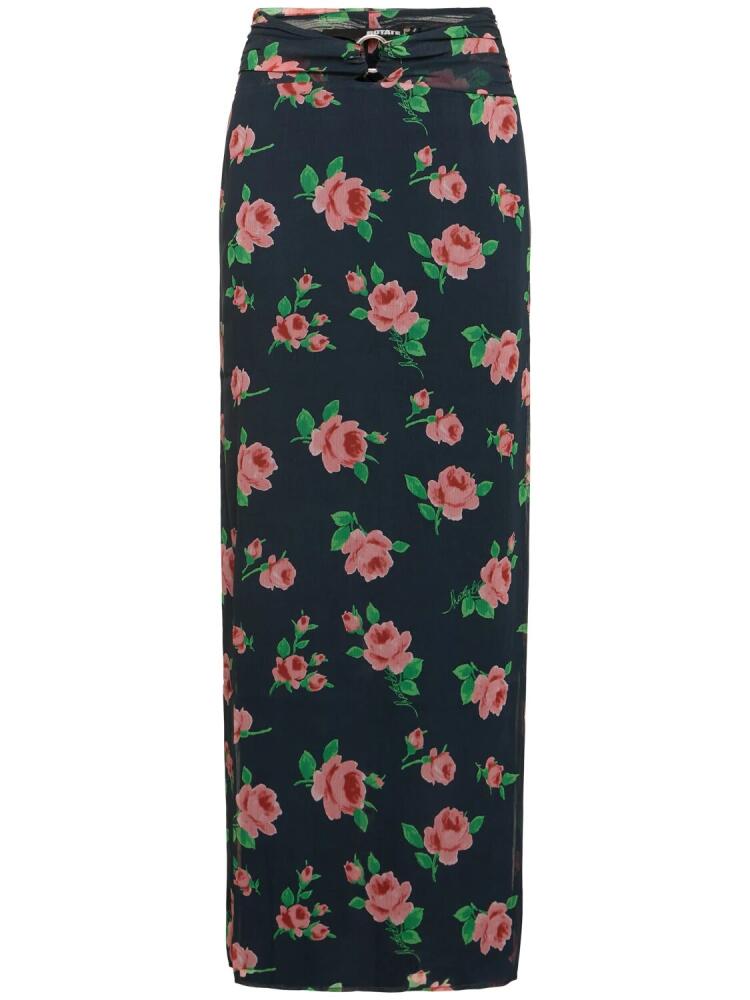 ROTATE Alaska Chiffon Maxi Skirt Cover