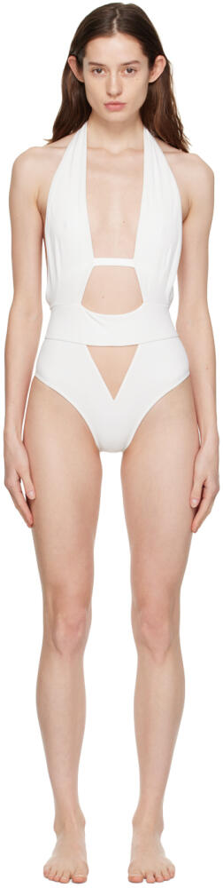 Agent Provocateur White Anja One-Piece Cover