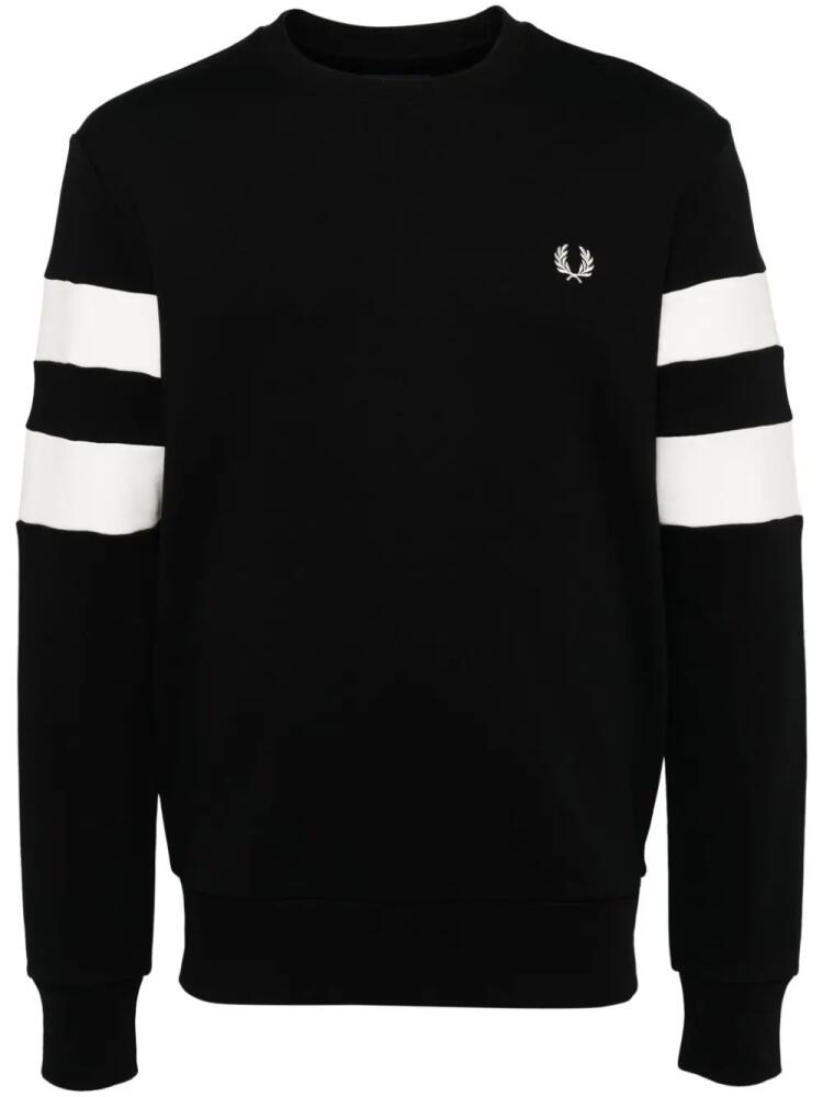 Fred Perry embroidered logo sweatshirt - Black Cover