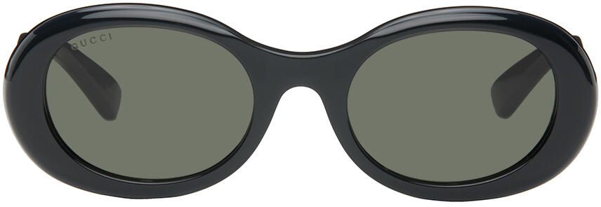 Gucci Black Oval Sunglasses Cover