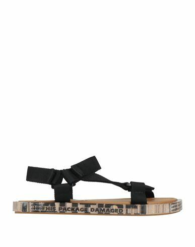 Maison Margiela Man Sandals Black Textile fibers Cover