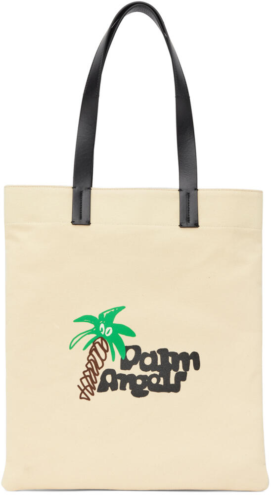 Palm Angels Beige Sketchy Tote Cover