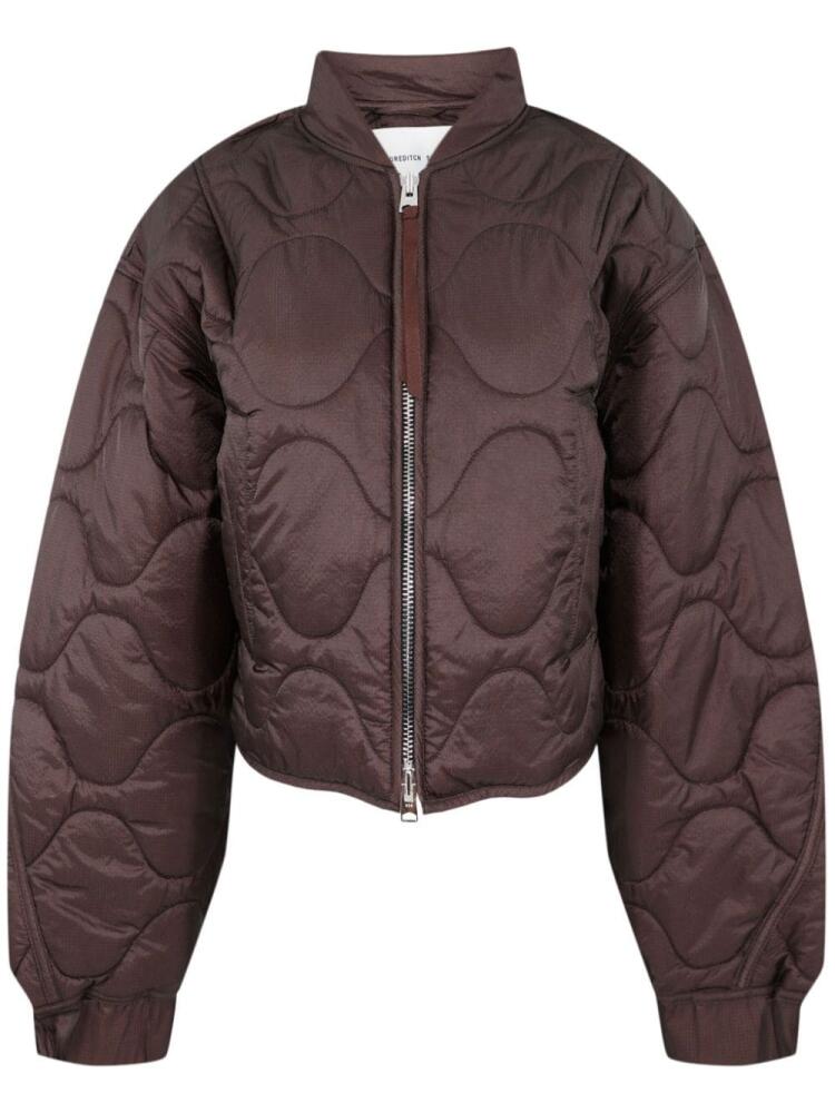 AGOLDE Iona quilted jacket - Red Cover