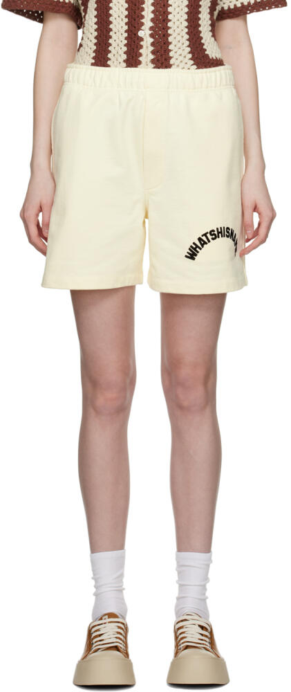 Bode Off-White 'Whatshisname' Shorts Cover