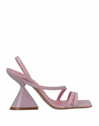 Marc Ellis Woman Sandals Pink Soft Leather Cover