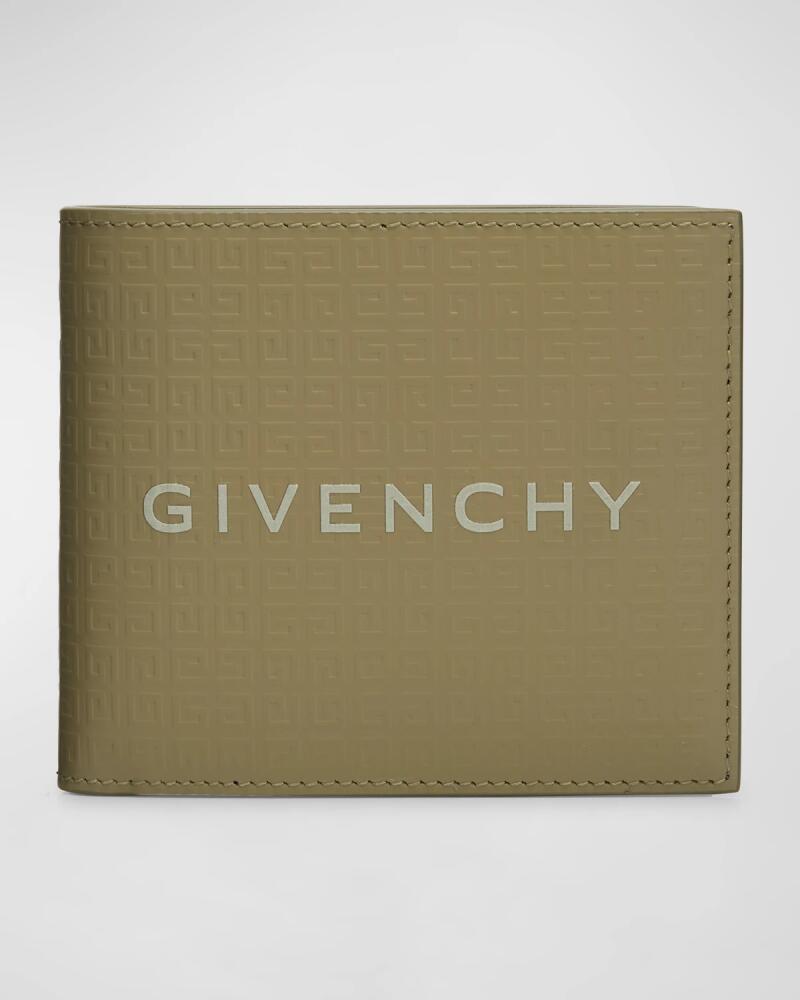 Givenchy Men's 4G Leather Logo Bifold Wallet Cover