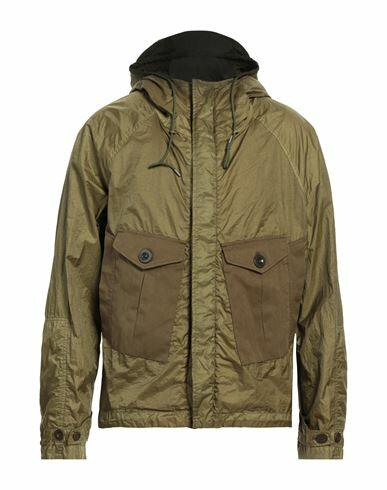 Ten C Man Jacket Military green Polyamide Cover