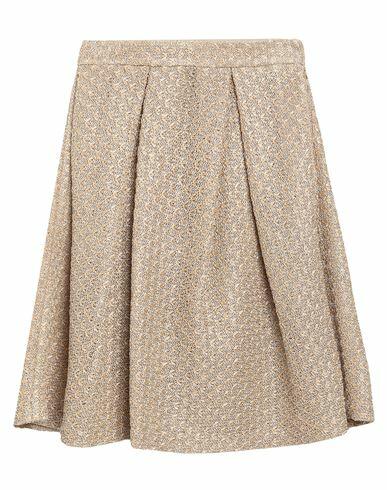 Ermanno Scervino Woman Mini skirt Beige Viscose, Polyamide, Polyester Cover