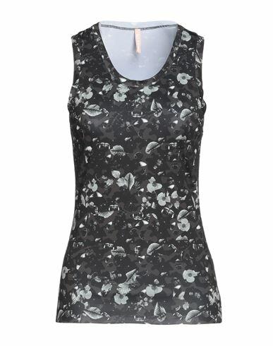 No Ka 'oi Woman Tank top Steel grey Polyester, Elastane Cover