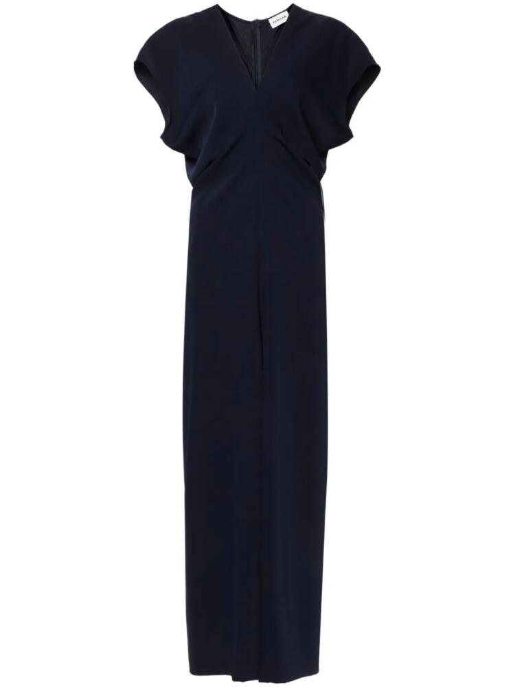 P.A.R.O.S.H. wide-leg V-neck jumpsuit - Blue Cover