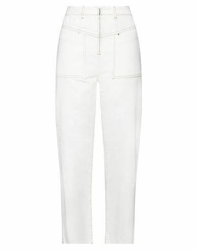 Ba & sh Woman Jeans Ivory Cotton Cover