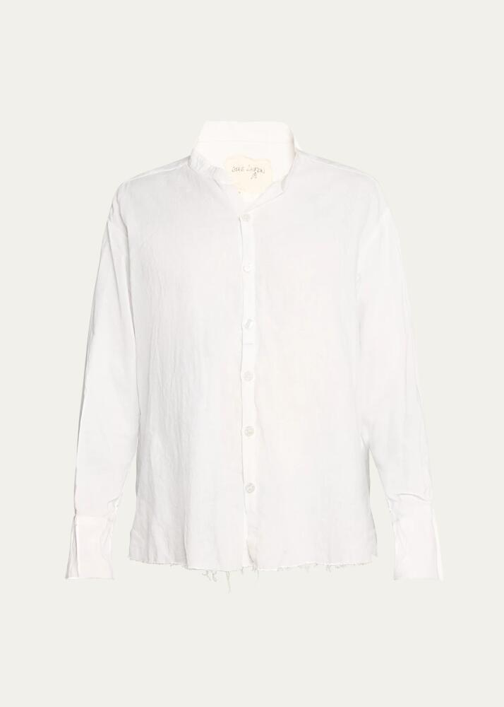 Greg Lauren Men's Linen Studio Shirt Cover