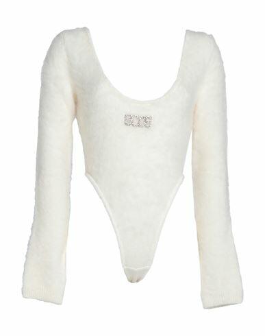 Gcds Woman Sweater Ivory Acrylic, Mohair wool, Polyamide Cover