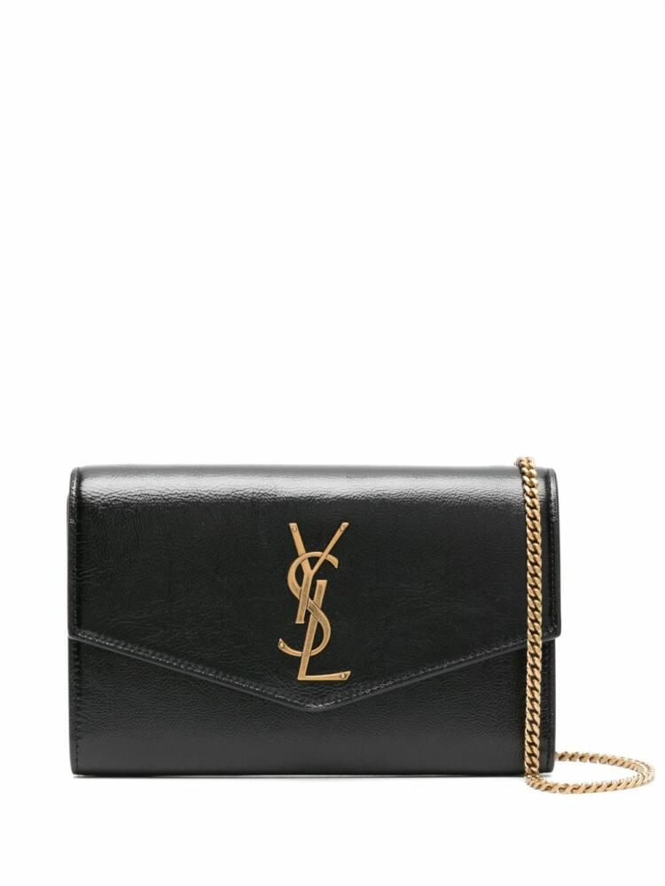 Saint Laurent Cassandre leather clutch bag - Black Cover