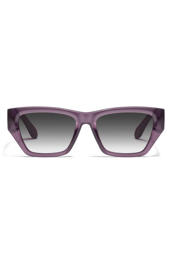 QUAY No Apologies 40mm Gradient Square Sunglasses in Amethyst Cover