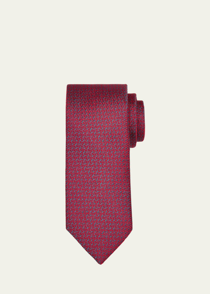 Charvet Men's Vine Woven Silk Tie Cover