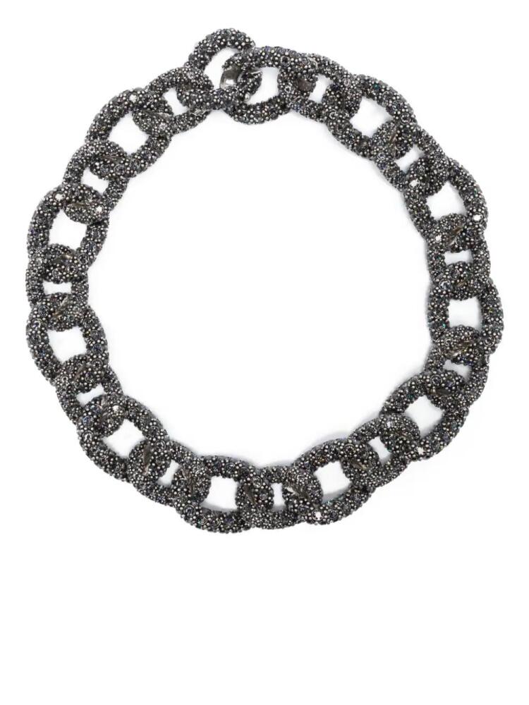 ISABEL MARANT Ras du Cou chain-link necklace - Silver Cover