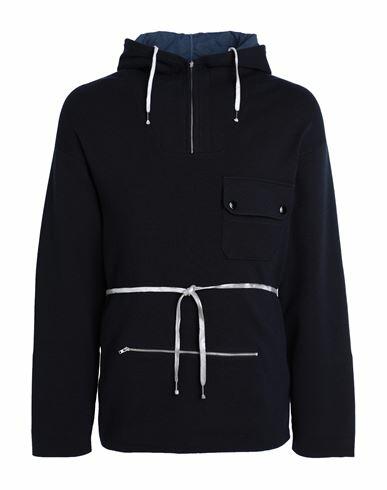 Maison Margiela Man Sweater Midnight blue Cotton, Wool, Polyamide Cover