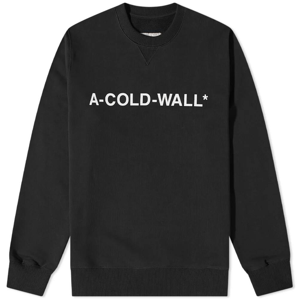 A-COLD-WALL* Men's Logo Crew Sweat in Black Cover