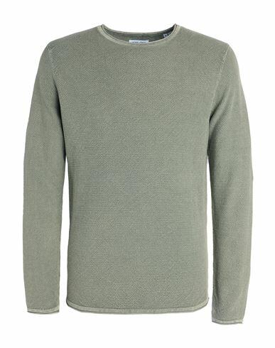 Jack & Jones Man Sweater Sage green Cotton Cover