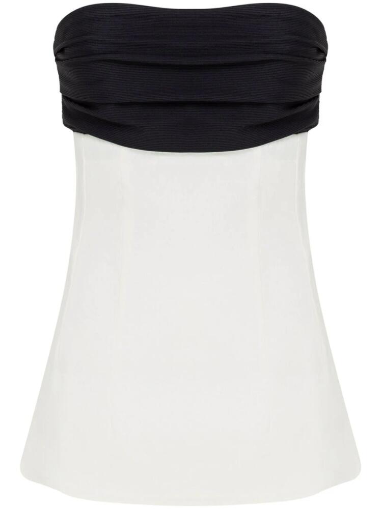 Anna Quan The Lourdes strapless top - White Cover