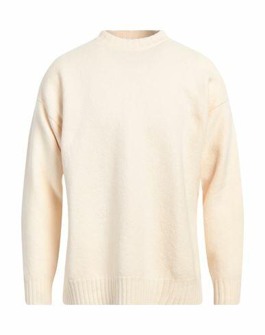 Jil Sander Man Sweater Cream Wool Cover