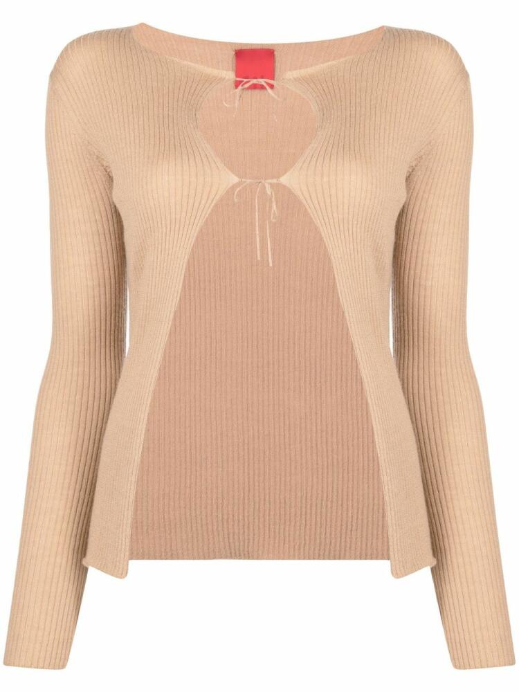 Cashmere In Love Elen cashmere cardigan - Brown Cover