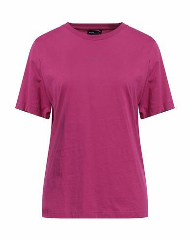 North Sails Woman T-shirt Fuchsia Cotton Cover