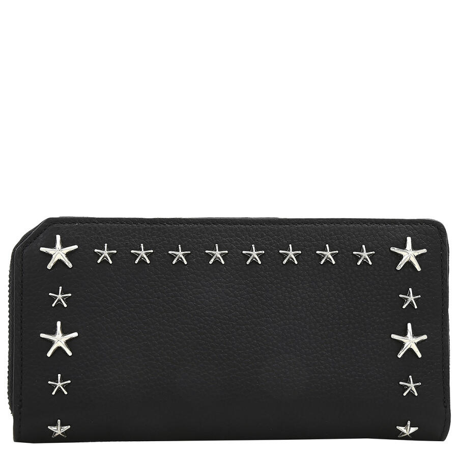 Jimmy Choo Carnaby/S Embossed Stars Leather Wallet Cover