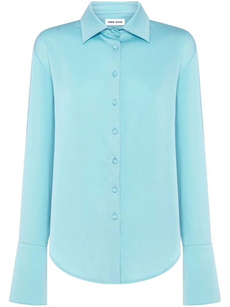 Anna Quan The Lana button-down shirt - Blue Cover