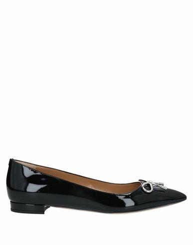 Bally Woman Ballet flats Black Calfskin Cover