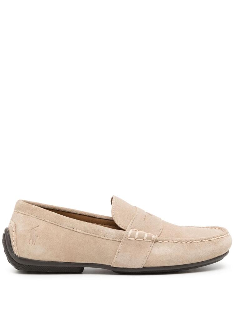 Polo Ralph Lauren round-toe slip-on loafers - Neutrals Cover