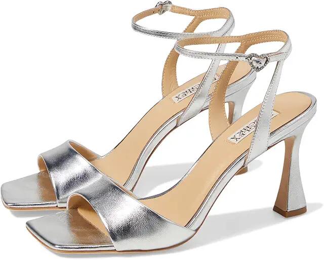 Badgley Mischka Cady (Silver) Women's Sandals Cover