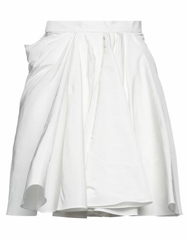 Alexander Mcqueen Woman Mini skirt White Polyester Cover