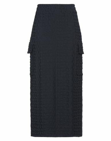 Sunnei Woman Maxi skirt Midnight blue Polyamide, Elastane Cover