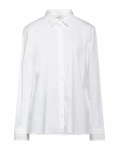 Peserico Woman Shirt White Cotton, Polyamide, Elastane Cover