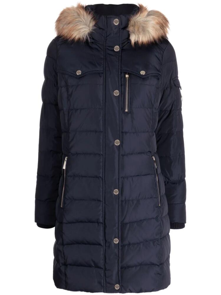 Michael Michael Kors hooded puffer coat - Blue Cover