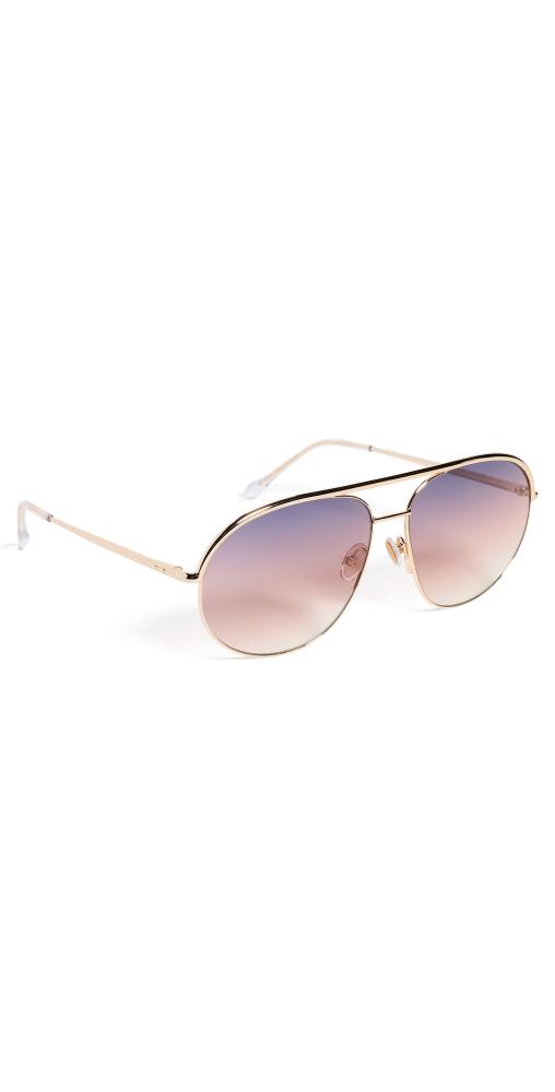 Isabel Marant Classic Metal Aviators Rose Gold Cover