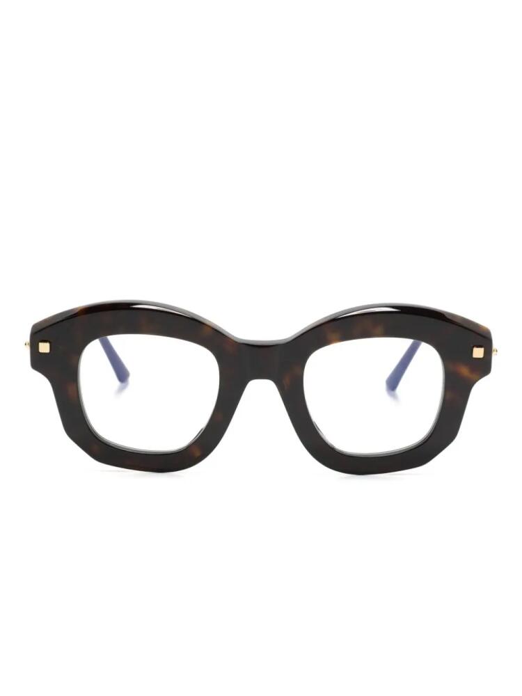 Kuboraum J1 butterfly-frame glasses - Black Cover