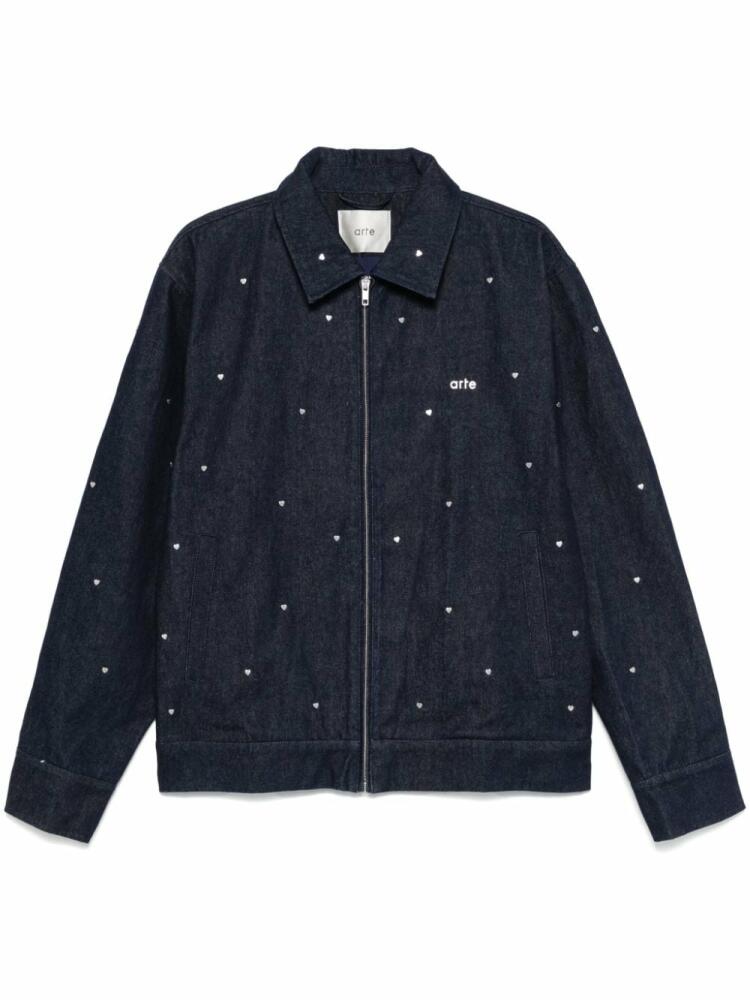 ARTE heart denim jacket - Blue Cover