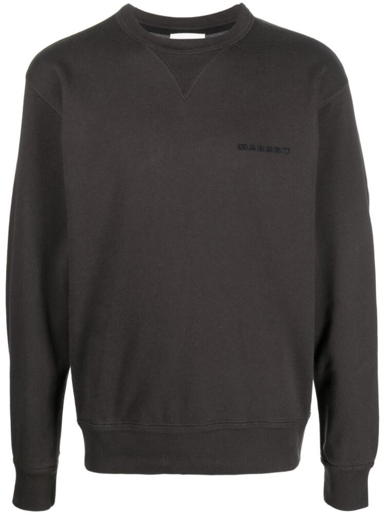 MARANT logo-embroidered sweatshirt - Black Cover