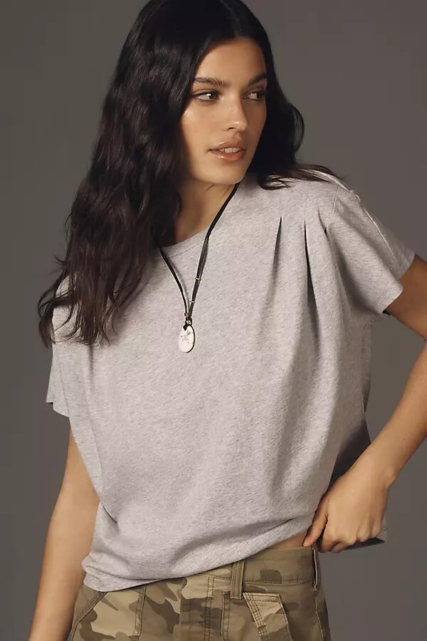 English Factory Pleated-Shoulder Tee Cover