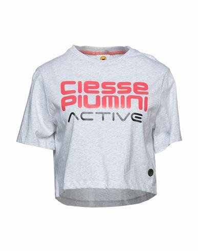 Ciesse Piumini Woman T-shirt Light grey Cotton Cover