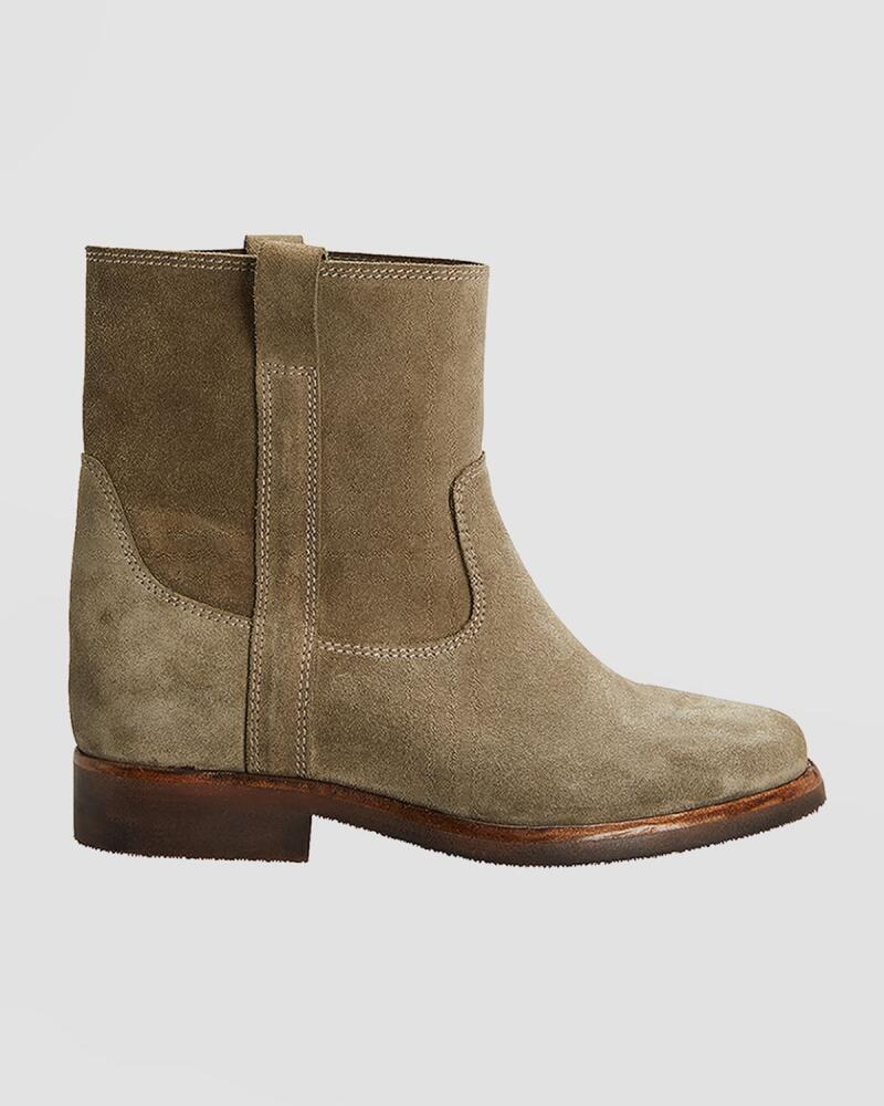 Isabel Marant Susee Suede Western Ankle Booties Cover