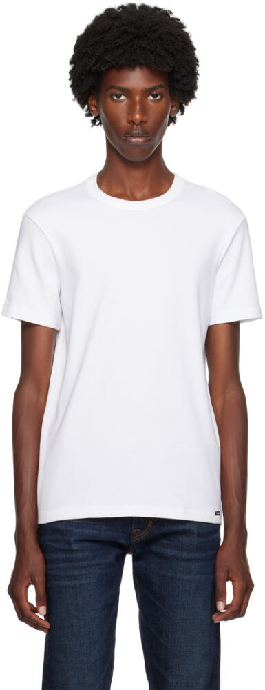 TOM FORD White Crewneck T-Shirt Cover