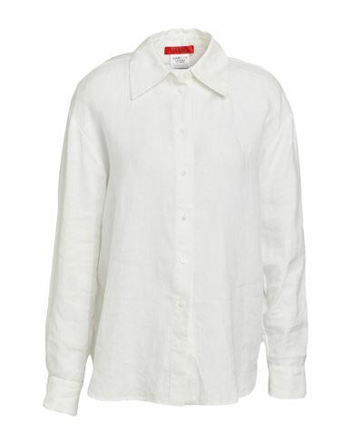 Max & co. Woman Shirt White Linen Cover