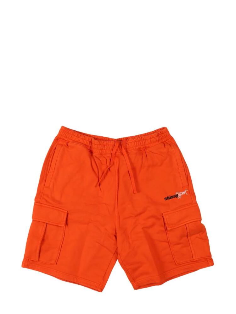 Stüssy cotton cargo shorts - Orange Cover