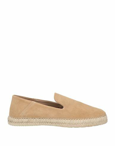 Hackett Man Espadrilles Camel Leather Cover